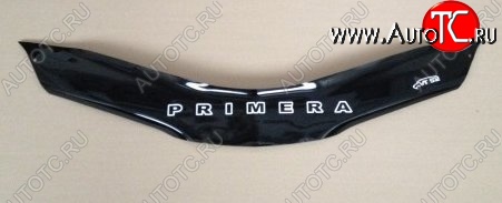 999 р. Дефлектор капота Russtal (короткий) Nissan Primera 3 универсал P12 (2002-2008)  с доставкой в г. Вологда