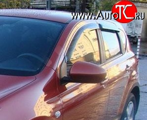 999 р. Комплект дефлекторов окон (ветровиков) 4 шт. Russtal Nissan Qashqai 1 дорестайлинг (2007-2010)  с доставкой в г. Вологда