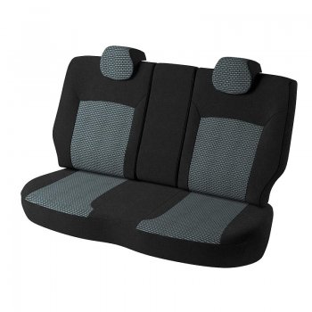 6 999 р. Чехлы для сидений (J10) Lord Autofashion Дублин (жаккард) Nissan Qashqai 1 J10 рестайлинг (2010-2013) (Черный, вставка Сеул серый)  с доставкой в г. Вологда. Увеличить фотографию 2