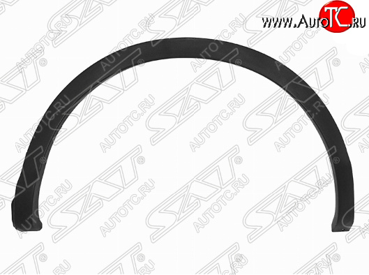 2 289 р. Левая накладка арки SAT (плоская, задняя)  Nissan Qashqai  2 (2013-2019) J11 дорестайлинг  с доставкой в г. Вологда