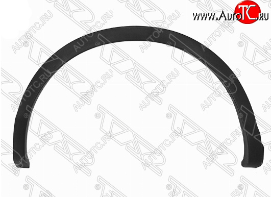 2 289 р. Правая накладка арки SAT (плоская, задняя) Nissan Qashqai 2 J11 дорестайлинг (2013-2019)  с доставкой в г. Вологда
