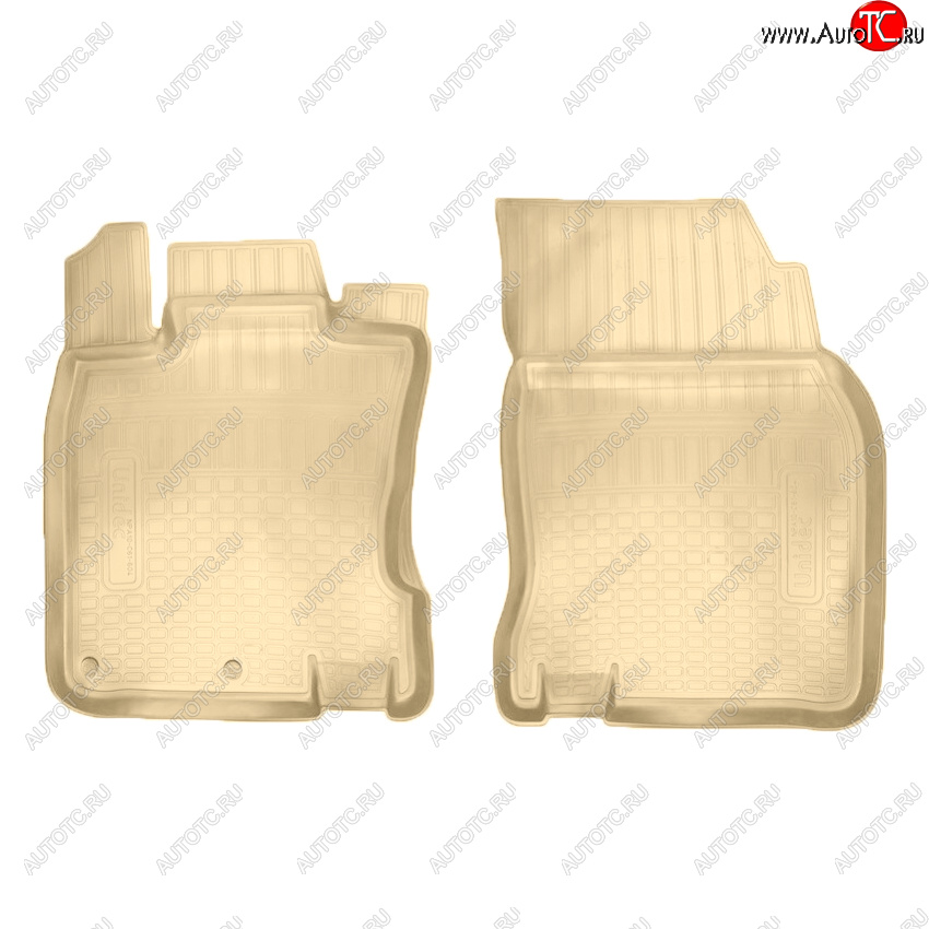 1 679 р. Коврики салона Norplast Unidec (передние) Nissan Qashqai 2 J11 рестайлинг (2017-2022) (Цвет: бежевый)  с доставкой в г. Вологда