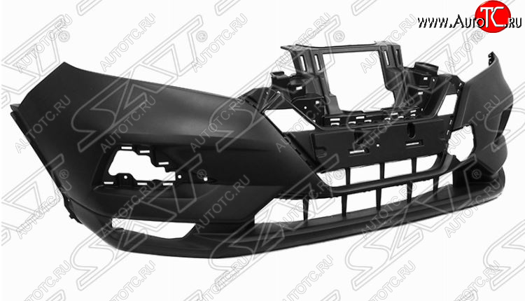 3 399 р. Передний бампер SAT Nissan Qashqai 2 J11 рестайлинг (2017-2022) (Неокрашенный)  с доставкой в г. Вологда