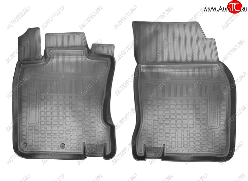 1 079 р. Комплект ковриков в салон Norplast Unidec (передние) Nissan Qashqai 2 J11 рестайлинг (2017-2022) (Цвет: черный)  с доставкой в г. Вологда