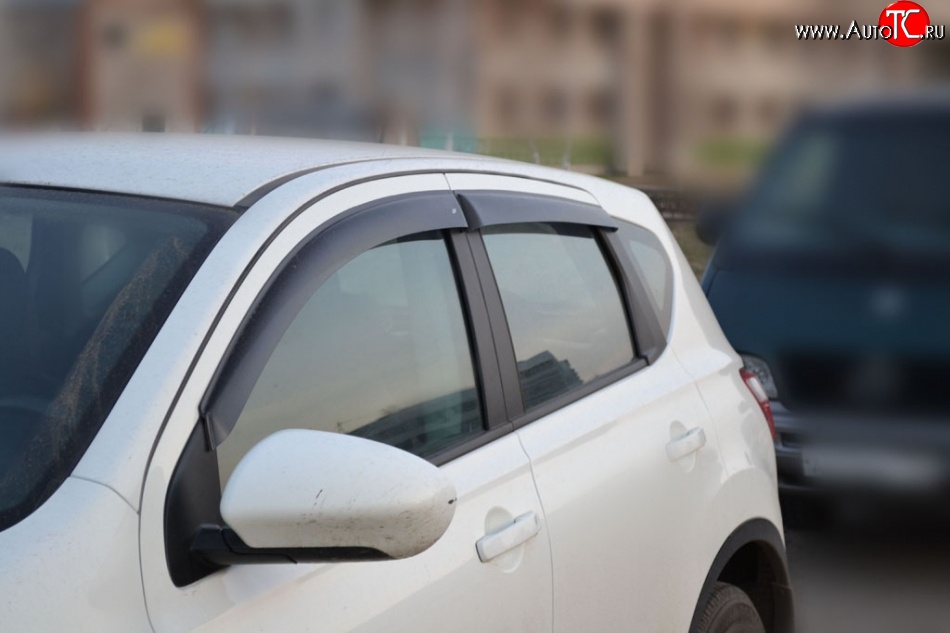 1 399 р. Комплект дефлекторов окон SkyLine Nissan Qashqai +2 1 J10 дорестайлинг (2008-2010)  с доставкой в г. Вологда