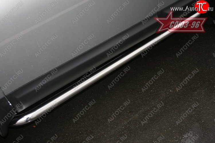 11 339 р. Защита порогов Souz-96 (d60) Nissan Qashqai +2 1 J10 дорестайлинг (2008-2010)  с доставкой в г. Вологда