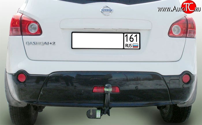 64 999 р. Фаркоп Лидер Плюс  Nissan Qashqai  1 - Qashqai +2  1 (Без электропакета)  с доставкой в г. Вологда