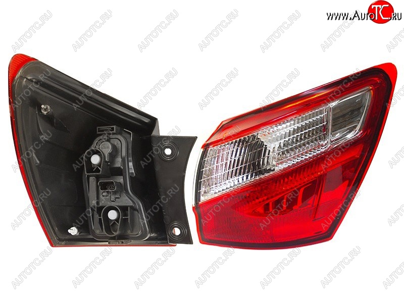 3 799 р. Правый фонарь (внешний) SAT Nissan Qashqai 1 J10 рестайлинг (2010-2013)  с доставкой в г. Вологда