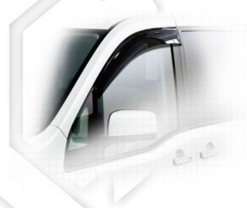 Дефлектора окон CA-Plastiс Nissan Serena  3 (2005-2010) (Classic полупрозрачный, Без хром.молдинга)