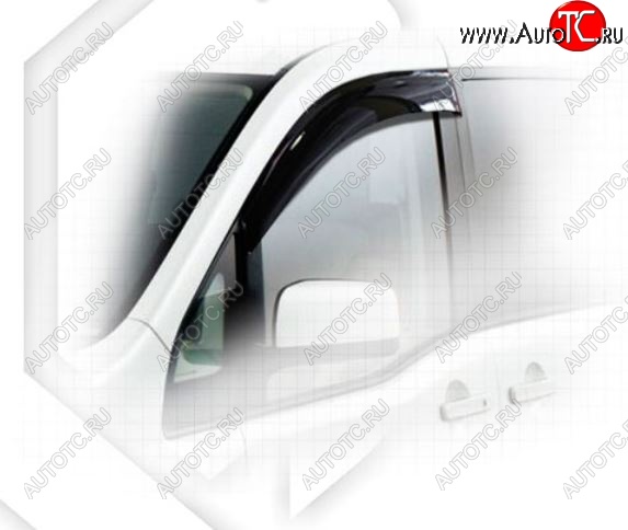 2 199 р. Дефлектора окон CA-Plastiс  Nissan Serena  3 (2005-2010) (Classic полупрозрачный, Без хром.молдинга)  с доставкой в г. Вологда