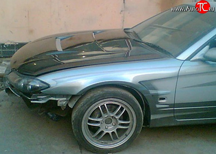 3 449 р. Передние крылья M-VRS Nissan Silvia S15 (1999-2002) (Неокрашенные)  с доставкой в г. Вологда