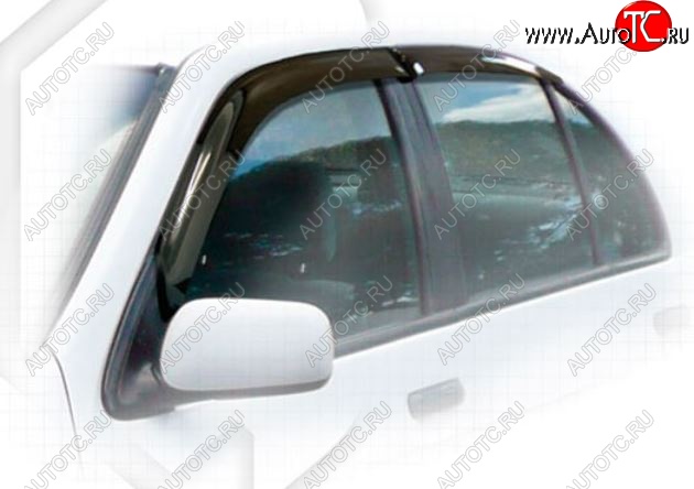 1 899 р. Дефлектора окон CA-Plastiс  Nissan Sunny  B15 (1998-2004) (Classic полупрозрачный, Без хром.молдинга)  с доставкой в г. Вологда