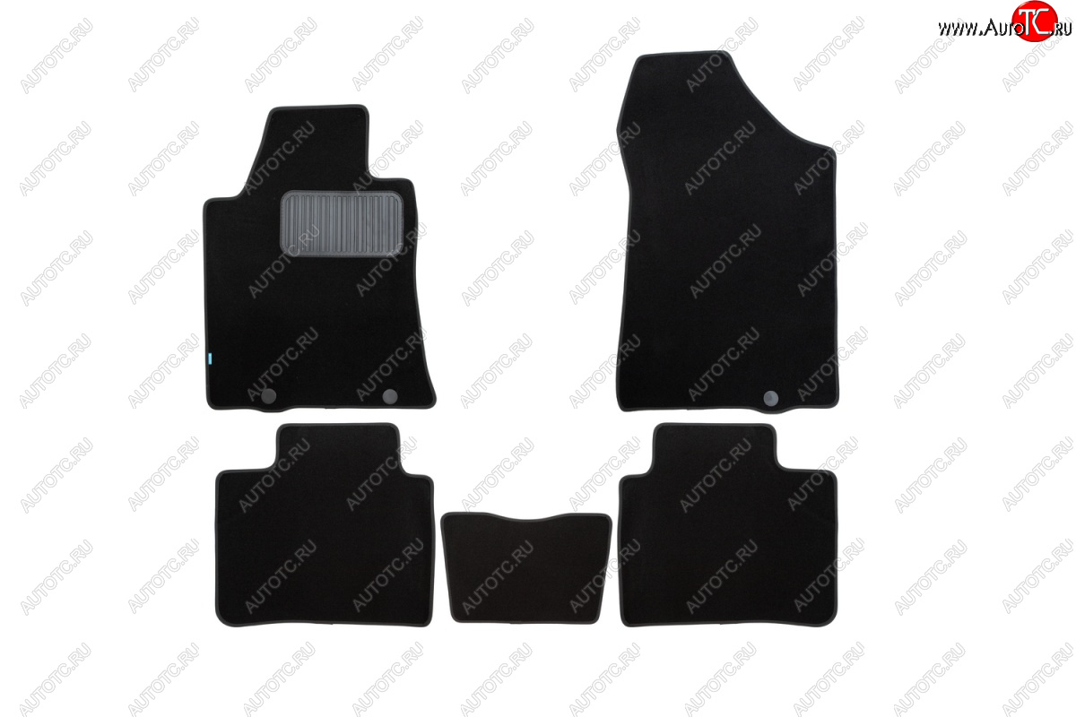 4 199 р. Коврики салона (текстиль) Klever Premium Nissan Teana 3 L33 дорестайлинг (2014-2020) (Чёрные)  с доставкой в г. Вологда