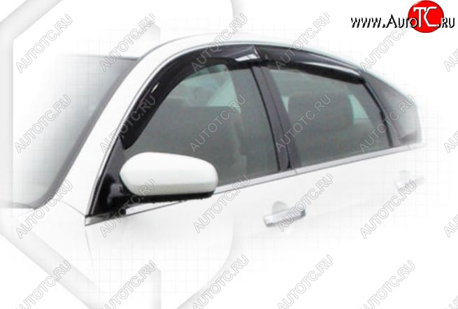 1 999 р. Дефлектора окон CA-Plastiс  Nissan Teana  1 J31 (2003-2005) дорестайлинг (Classic полупрозрачный, Без хром.молдинга)  с доставкой в г. Вологда