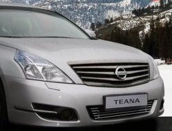 Декоративная вставка воздухозаборника Novline Nissan Teana 2 J32 дорестайлинг (2008-2011)