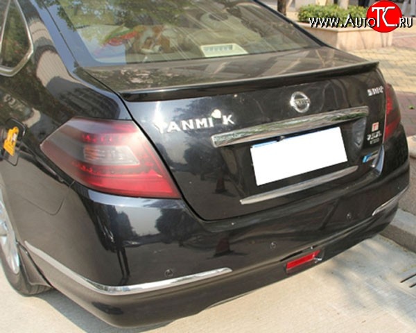 2 299 р. Лип спойлер M-VRS Nissan Teana 2 J32 дорестайлинг (2008-2011) (Неокрашенный)  с доставкой в г. Вологда