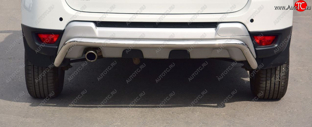 16 089 р. Защита заднего бампера PT GROUP Ø51мм (НПС) RENAULT Duster 2012-/ NISSAN Terrano 2014- Renault Duster HS дорестайлинг (2010-2015)  с доставкой в г. Вологда