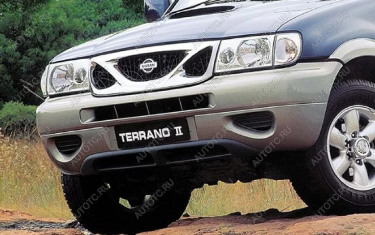 46 999 р. Передний бампер POLCAR Nissan Terrano2 R20 2-ой рестайлинг (1999-2006) (неокрашенный)  с доставкой в г. Вологда