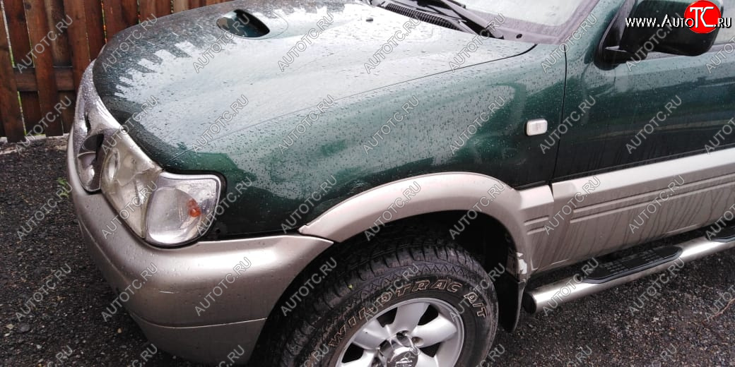 6 449 р. Левое переднее пластиковое крыло (левый руль) Стандарт Nissan Terrano2 R20 2-ой рестайлинг (1999-2006)  с доставкой в г. Вологда