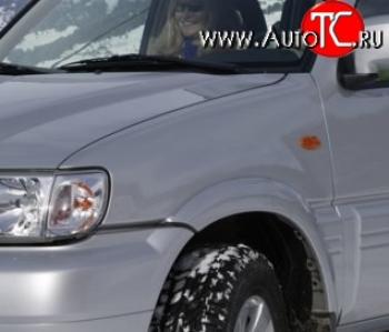 6 449 р. Левое переднее пластиковое крыло (левый руль) Стандарт Nissan Terrano2 R20 2-ой рестайлинг (1999-2006)  с доставкой в г. Вологда. Увеличить фотографию 3