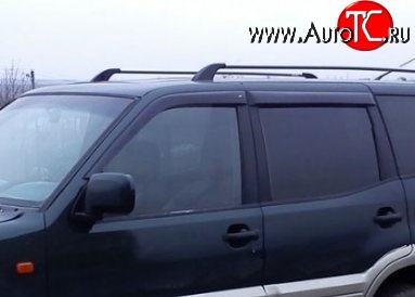 999 р. Комплект дефлекторов окон (ветровиков) 4 шт. Russtal Nissan Terrano2 R20 1-ый рестайлинг (1996-1999)  с доставкой в г. Вологда