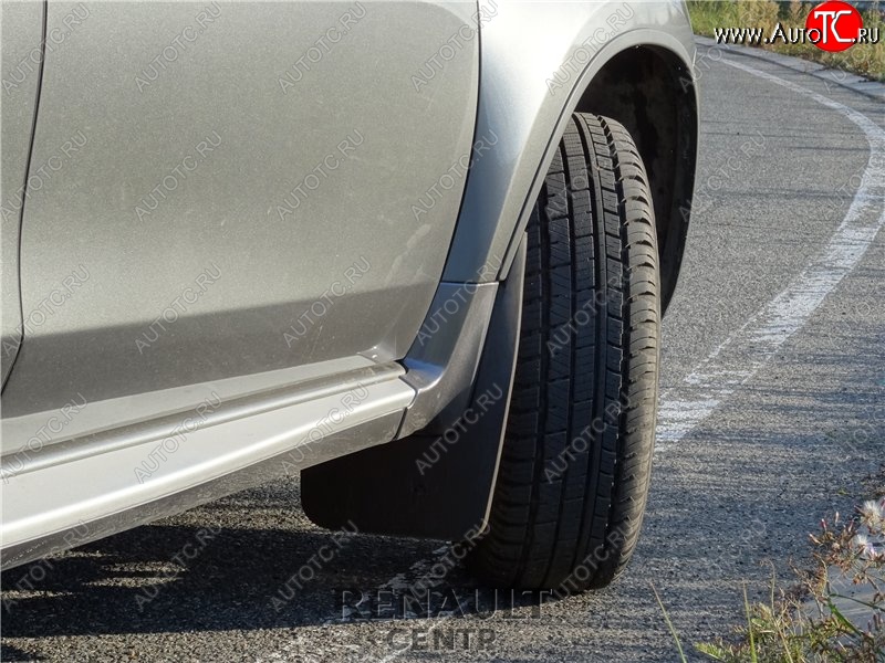 1 809 р. Брызговики Duster-Guard ПЕРЕДНИЕ широкие (2 шт) NISSAN Terrano 2014- Nissan Terrano D10 дорестайлинг (2013-2016)  с доставкой в г. Вологда