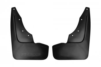 1 809 р. Брызговики Duster-Guard ПЕРЕДНИЕ широкие (2 шт) NISSAN Terrano 2014- Nissan Terrano D10 дорестайлинг (2013-2016)  с доставкой в г. Вологда. Увеличить фотографию 4