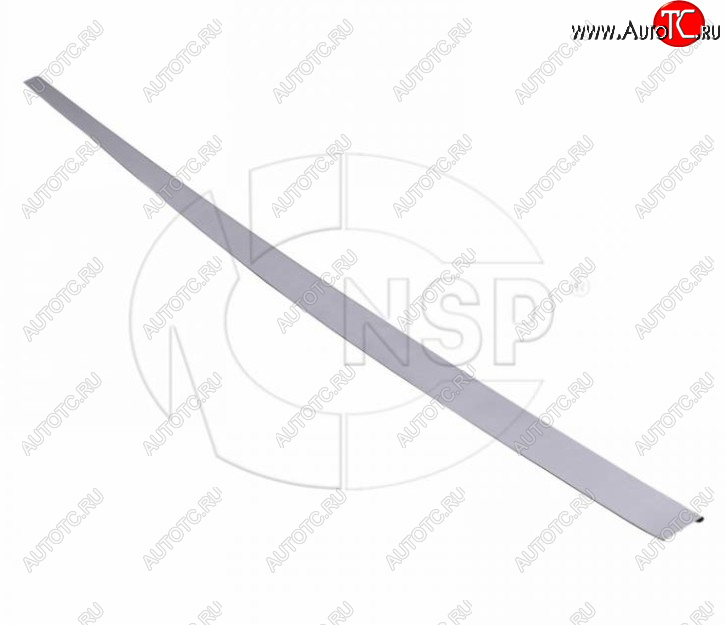 3 369 р. Накладка правого порога NSP Renault Duster HS дорестайлинг (2010-2015) (цвет: серебро)  с доставкой в г. Вологда