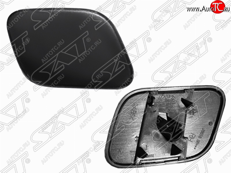 399 р. Правая крышка форсунки омывателя фар SAT Nissan Tiida 1 хэтчбэк C11 дорестайлинг, Япония (2004-2007) (Неокрашенная)  с доставкой в г. Вологда
