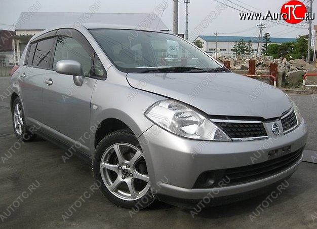 5 349 р. Комплект дефлекторов окон СТ Nissan Tiida 2 хэтчбек C12 (2011-2019)  с доставкой в г. Вологда