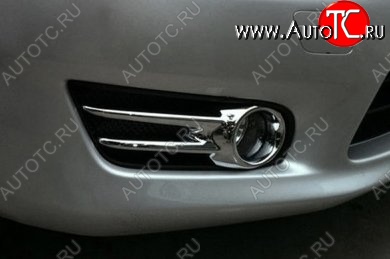 3 599 р. Подиумы противотуманных фар СТ Nissan Tiida 2 хэтчбек C12 (2011-2019)  с доставкой в г. Вологда