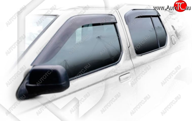 2 159 р. Дефлектора окон (WD22) CA-Plastic  Nissan X-terra  1 WD22 (1999-2004) дорестайлинг, рестайлинг (Classic полупрозрачный)  с доставкой в г. Вологда