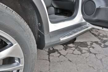 13 199 р. Подножки боковые WINBO Nissan X-trail 3 T32 дорестайлинг (2013-2018)  с доставкой в г. Вологда. Увеличить фотографию 3