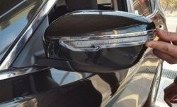 2 999 р. Накладки на зеркала СТ Nissan X-trail 3 T32 рестайлинг (2017-2022) (Неокрашенные)  с доставкой в г. Вологда. Увеличить фотографию 2