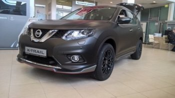7 949 р. Пластиковые порожки АвтоКрат Nissan X-trail 3 T32 рестайлинг (2017-2022) (Неокрашенные)  с доставкой в г. Вологда. Увеличить фотографию 2