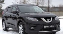 859 р. Реснички на фары RA Nissan X-trail 3 T32 дорестайлинг (2013-2018) (Неокрашенные)  с доставкой в г. Вологда. Увеличить фотографию 5