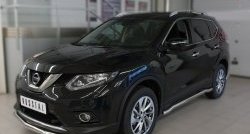 21 599 р. Защита порогов из круглой трубы диаметром 63 мм SLITKOFF Nissan X-trail 3 T32 рестайлинг (2017-2022)  с доставкой в г. Вологда. Увеличить фотографию 4