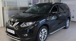 24 649 р. Широкая защита порогов SLITKOFF Nissan X-trail 3 T32 рестайлинг (2017-2022)  с доставкой в г. Вологда. Увеличить фотографию 4