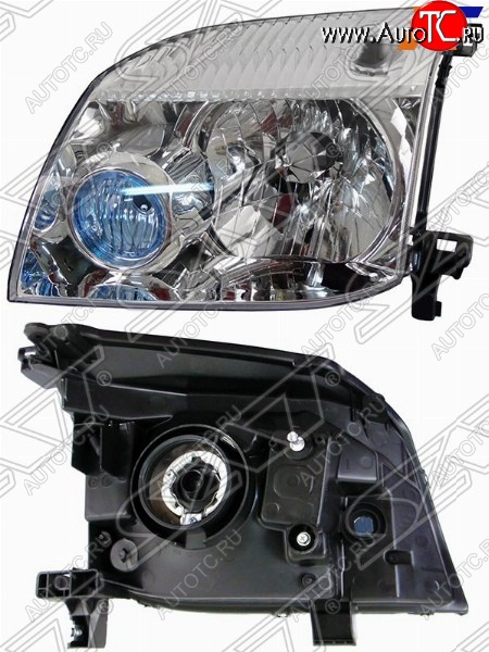 4 749 р. Левая фара SAT (под ручной корректор) Nissan X-trail 1 T30 дорестайлинг (2000-2003)  с доставкой в г. Вологда