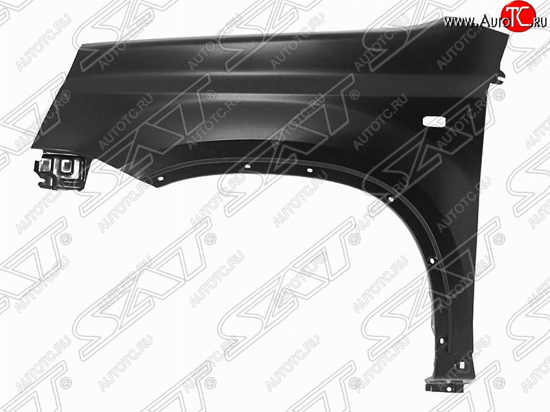 5 599 р. Левое крыло переднее SAT Nissan X-trail 2 T31 дорестайлинг (2007-2011) (Неокрашенное)  с доставкой в г. Вологда