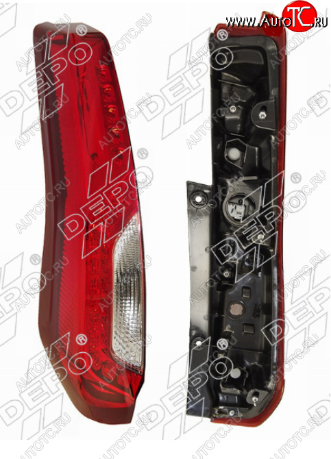 10 499 р. Левый фонарь задний (LED) DEPO Nissan X-trail 2 T31 рестайлинг (2010-2015)  с доставкой в г. Вологда