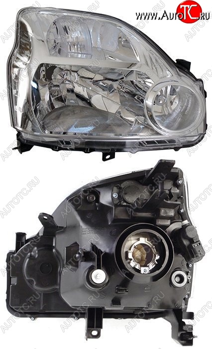 7 999 р. Правая фара SAT Nissan X-trail 2 T31 дорестайлинг (2007-2011)  с доставкой в г. Вологда