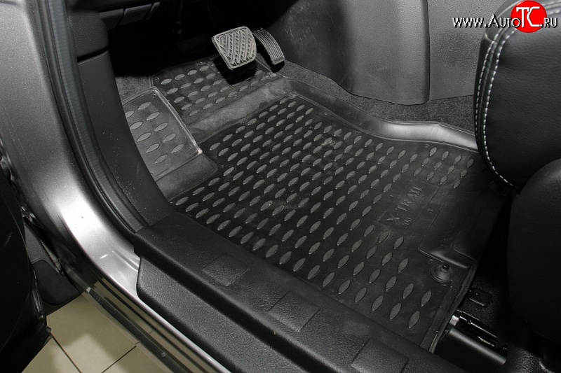 1 259 р. Коврики в салон Element 4 шт. (полиуретан) Nissan X-trail 2 T31 дорестайлинг (2007-2011)  с доставкой в г. Вологда