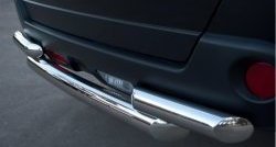15 699 р. Защита заднего бампера (2 трубы Ø76, нержавейка) SLITKOFF Nissan X-trail 2 T31 рестайлинг (2010-2015)  с доставкой в г. Вологда. Увеличить фотографию 3