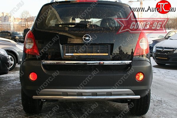 9 179 р. Защита заднего бампера Souz-96 (d42) Opel Antara (2006-2010)  с доставкой в г. Вологда