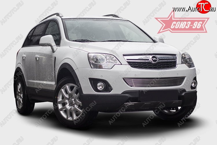 5 354 р. Декоративный элемент воздухозаборника Souz-96 (d10) Opel Antara рестайлинг (2010-2015)  с доставкой в г. Вологда