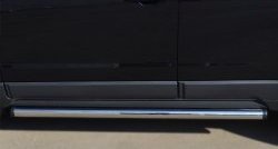 12 299 р. Защита порогов из круглой трубы диаметром 63 мм Russtal Opel Antara рестайлинг (2010-2015) (Защита порогов с со скосами на торцах (вариант 1))  с доставкой в г. Вологда. Увеличить фотографию 5