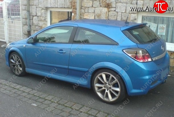 3 749 р. Пороги накладки OPC-Line Opel Astra H GTC хэтчбек 3 дв. дорестайлинг (2004-2006) (Неокрашенные)  с доставкой в г. Вологда