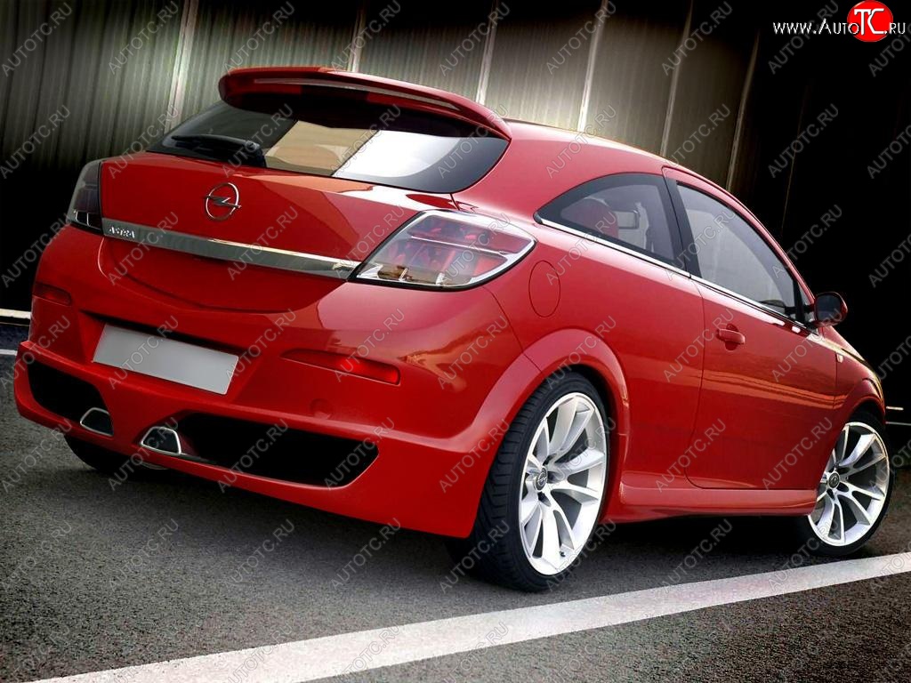 27 899 р. Задний бампер EVO Opel Astra H GTC хэтчбек 3 дв. рестайлинг (2006-2011)  с доставкой в г. Вологда