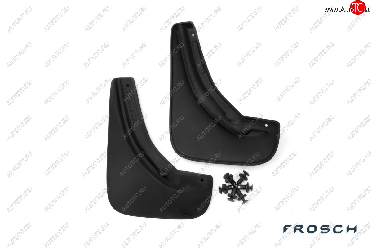 4 799 р. Передние брызговики Frosch Opel Astra H седан дорестайлинг (2004-2007) (Передние)  с доставкой в г. Вологда